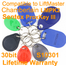 LMPK2-SN ProxKey III 1346 30bit Sentex S10301 for LiftMaster Chamberlain SNARHIDPRO